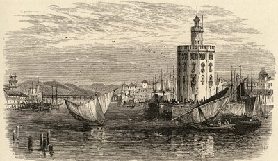 De Gouden Toren, Sevilla, Spanje, uit 